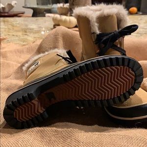 Sorel waterproof winter boots.